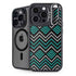 Techno Chevron iPhone 14 Pro Kickstand Case
